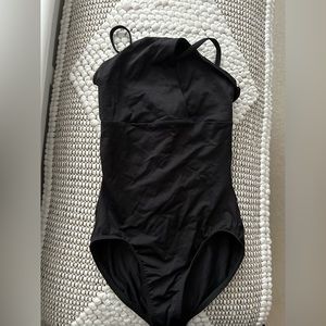 Black womens leotard- SMALL